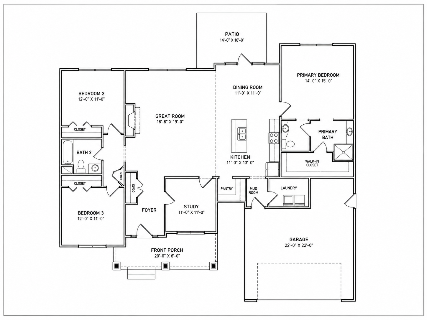 Example floor plan
